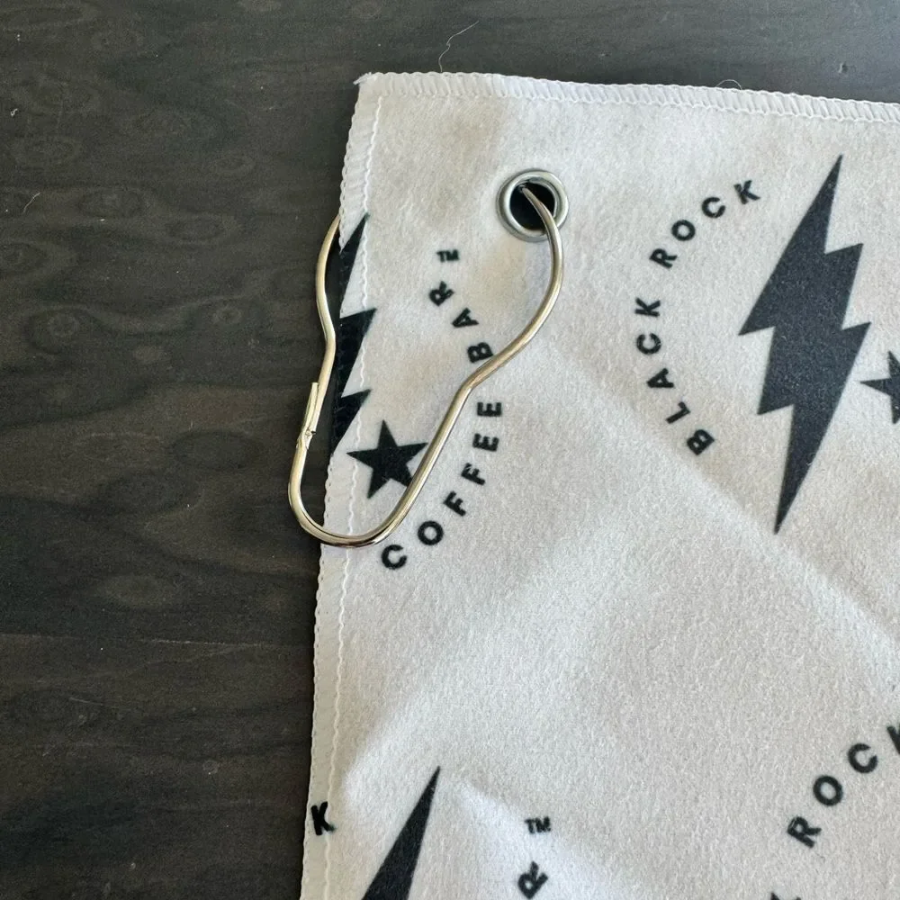 Black Rock Coffee golf towel